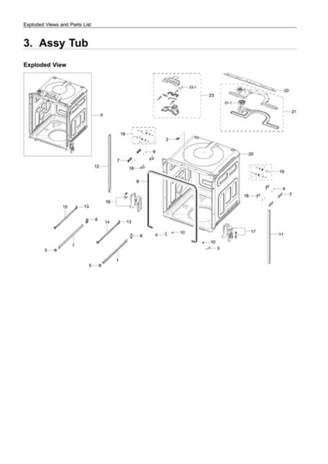 Samsung Dw80r5060ugaa 00 Dishwasher Partswarehouse