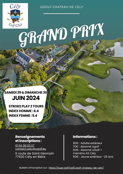 Grand Prix Du Golf Du Ch Teau De C Ly Ugolf