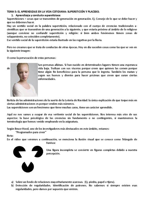 La suerte: Placebos y superstición en la vida cotidiana