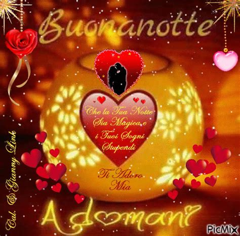 Buona Notte Amore Mio - Free animated GIF - PicMix