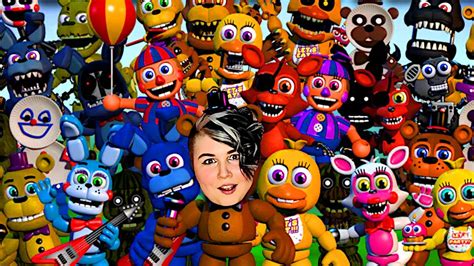 Revisiting Fnaf Getting All Base Game Trophies In Fnaf World Youtube