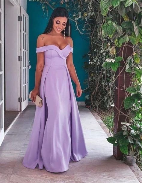 Vestido Lavanda Para Madrinha De Casamento 100 Vestidos Para Usar Em