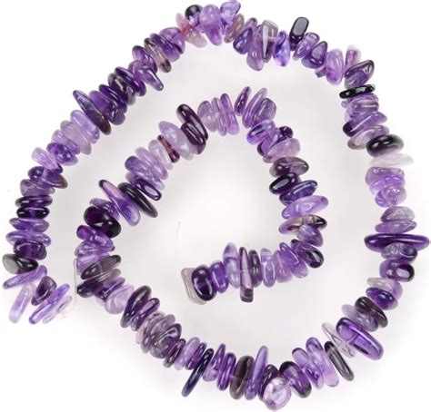 Amazon 1 Strand Adabele Natural Purple Amethyst Crystal Gemstone