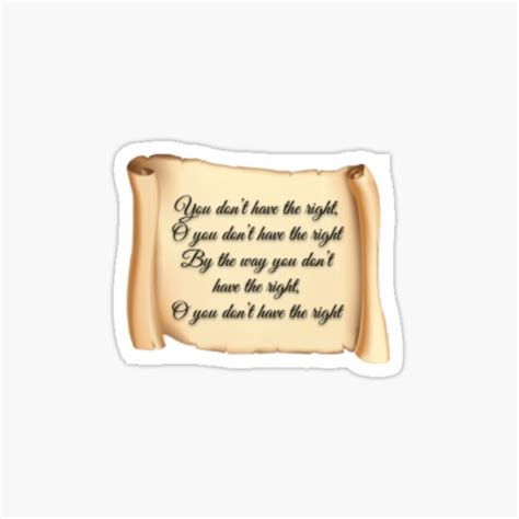 You Don T Have The Right Elden Ring Sticker For Sale By Kathleen W