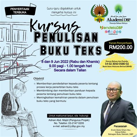 Dewan Bahasa Dan Pustaka On Twitter Kursus Penulisan Buku Teks 8 Dan