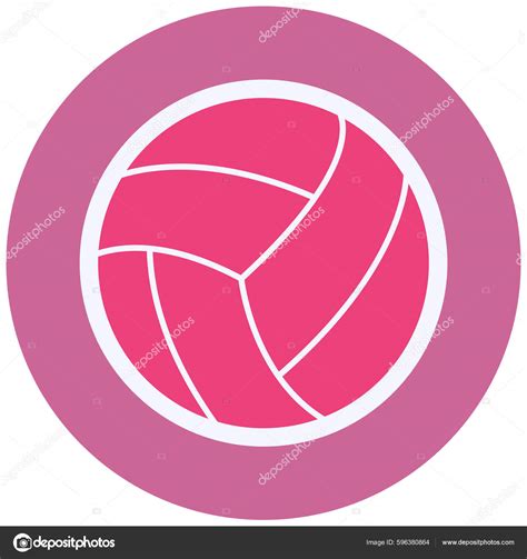 Vector Illustration Volley Ball Stock Vector By Muhammadatiq