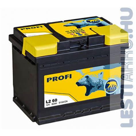 Bären Profi Autó Akkumulátor 12V 60Ah 510A Jobb+ (L2 60)