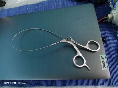 Indian Material Stainless Steel Hysteroscopy Flexible Scissor At