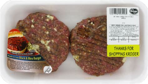 Private Selection™ Blue Cheese Angus Beef Patties 1 Lb Ralphs