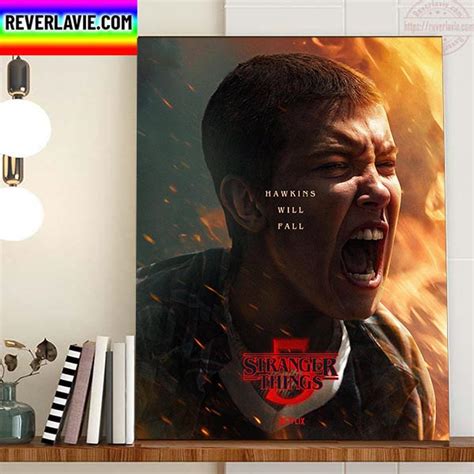 Eleven In Stranger Things 5 Final Season Hawkins Will Fall Home Decor