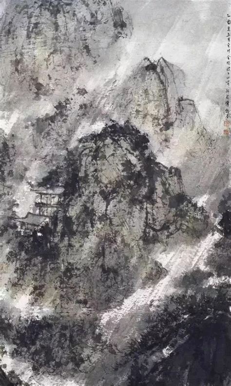 傅抱石等金陵五大家山水画作品欣赏书画院中国青年网