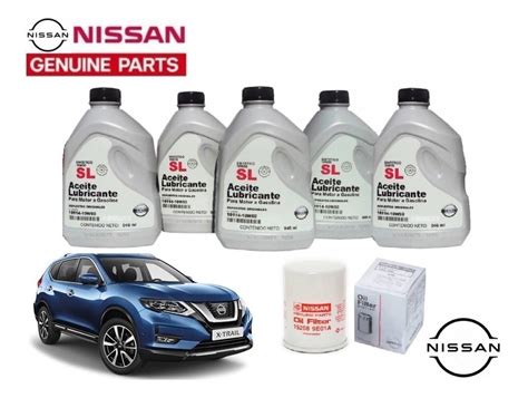 Aceite Sintético 10w50 5lt Nissan X trail 2 5l 2016 Original Mercado