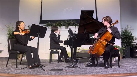 I Play Mendelssohn Trio No For Graduation Recital Youtube