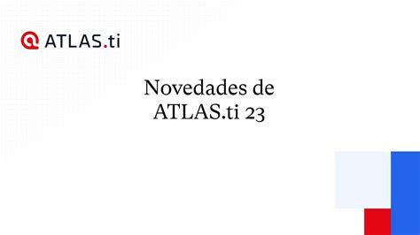 Novedades De ATLAS Ti 23 YouTube