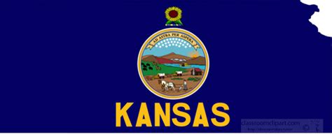 Kansas State Clipart - kansas-state-map-with-state-flag-overlay-clipart ...