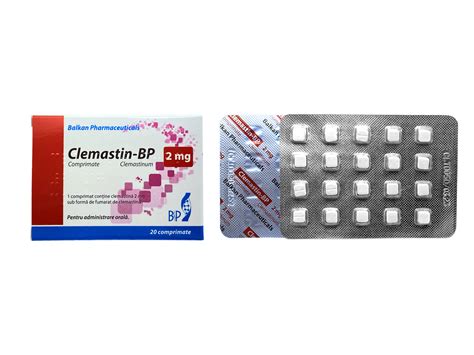 Clemastin-BP (tab) - Tablets | BalkanPharmaceuticals.com