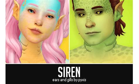 Siren Mermaid Accessories Pyxis Sims Sims 4 Sims 4 Cc Finds Sims