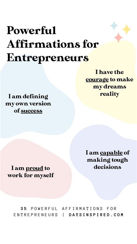 Powerful Affirmations For Entrepreneurs Artofit