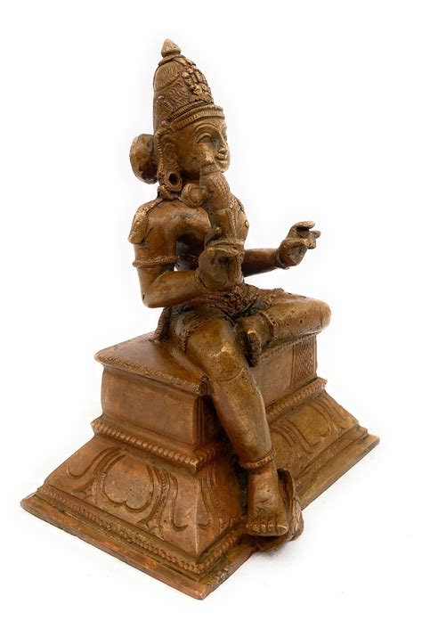 Bhunes Bronze Lord Shiva Idol In Chola Style Panchaloha Shiv Murti