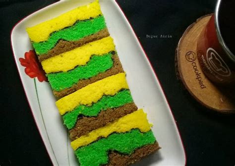 Resep Steamed Topo Map Love Cake Oleh Dapur Airin Cookpad