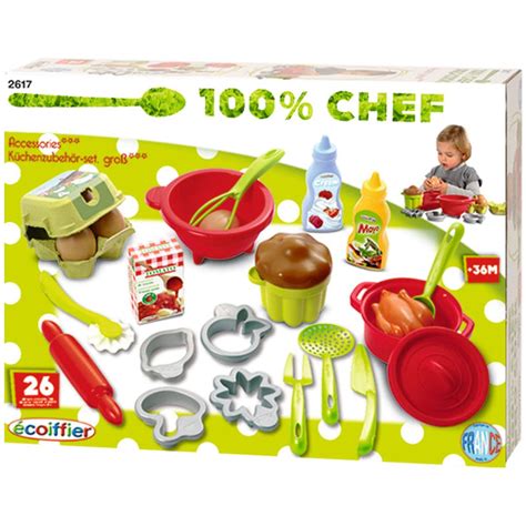 Ecoiffier Chef Cooking Baking Play Set With Accessories