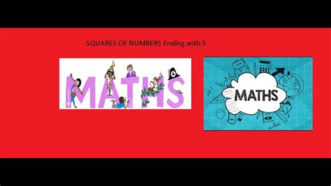 How To FIND SQUARES OF NUMBERS Ending With 5 Find Squares Fast