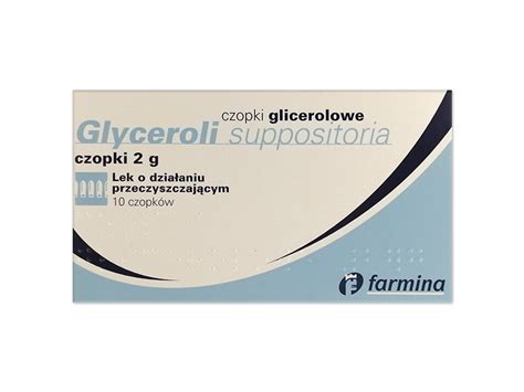 Czopki Glicerolowe 2g Farmina