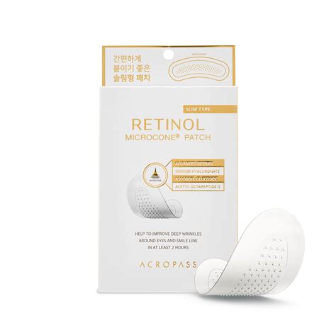 Acropass Retinol Microcone Patch Slim 2 Patches For Eye