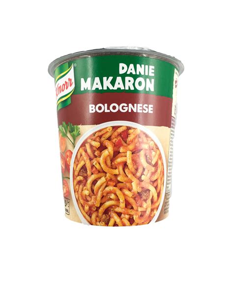 KNORR DANIE MAKARON BOLOGNESE 60G Delikatesy Honorata