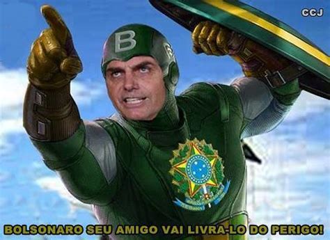 BOLSONARO retratado como o Super Herói CAPITÃO BRASIL Flickr