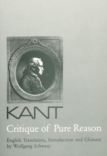 9783511092603 Critique Of Pure Reason Kant Immanuel Schwarz