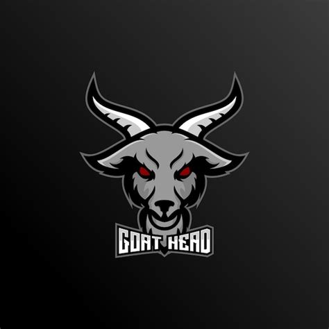 Premium Vector Goat Head Logo Esport Design Premium Mascot