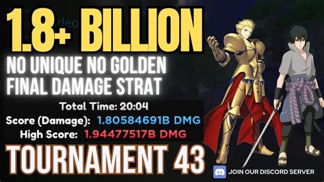 B No Mythic Traits Final Damage Strat In Tournament Anime