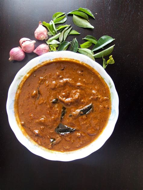 Ulli Theeyal Recipe Shallots In Tamarind And Coconut Sauce Recipe