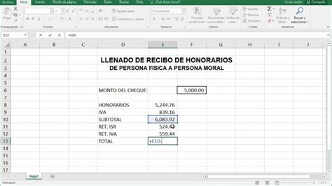 Calculadora Recibo De Honorarios Resico Image To U