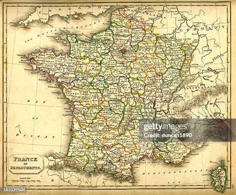 40 France Map Departments Stock Photos, High-Res Pictures, and Images ...