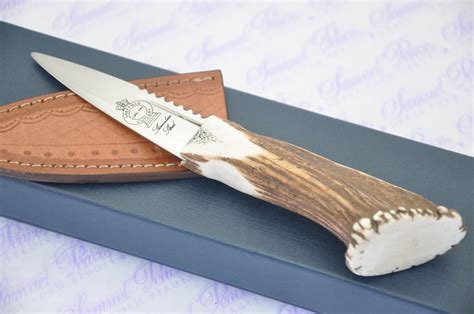 New Genuine Full Crown Stag Handle Sheffield Sgian Dubh