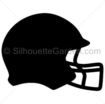 Football Helmet Silhouette - Free Clip Art, Printable, and Vector Downloads