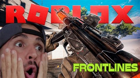 Te Muestro El Shooter Mas Espectacular De Roblox Frontlines Se Ve Increible 🤯 Youtube