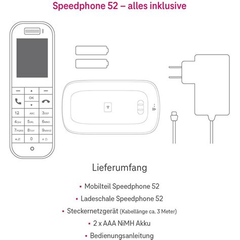 Telekom Speedphone 52 Black GreaTecno