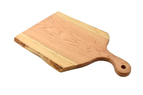 Large Live Edge Artisan Solid Wood Serving Board With Curved 4 Inches