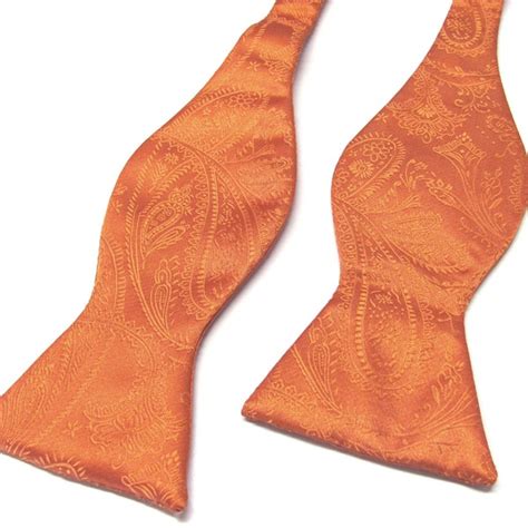 Burnt Orange Tie Etsy