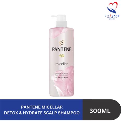 PANTENE MICELLAR DETOX HYDRATE SCALP SHAMPOO 300ML CITYCARE PHARMACY