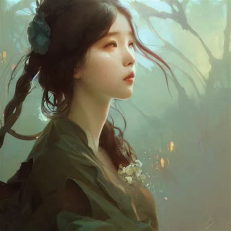 Iu Lee Ji Eun Very Detailed Digital Art Concept Stable Diffusion