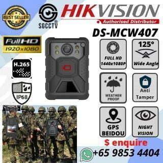 Body Worn Camera Hikvision DS MCW407 Video Evidence