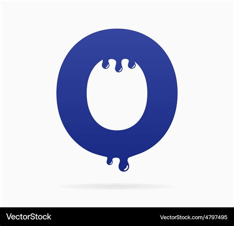 Letter o logo or symbol icon Royalty Free Vector Image