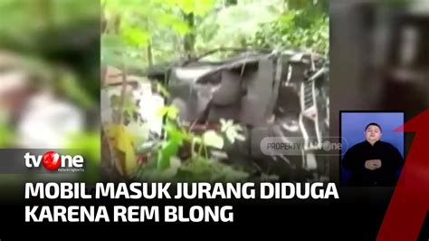 Rem Blong Pick Up Bawa Rombongan Wisata Terjun Ke Jurang Kabar Pagi