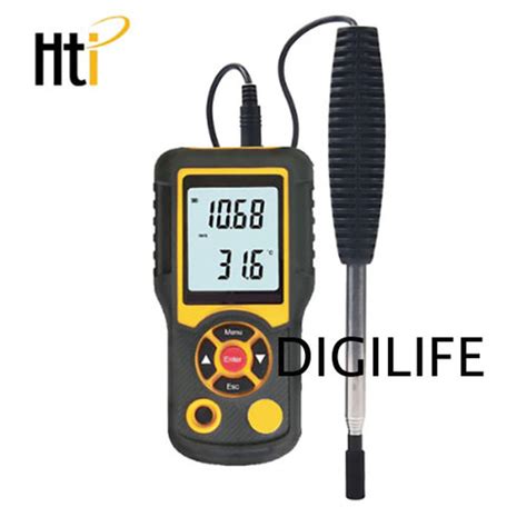 Jual Hot Wire Anemometer Hti Ht Thermal Wind Speed Flow Meter