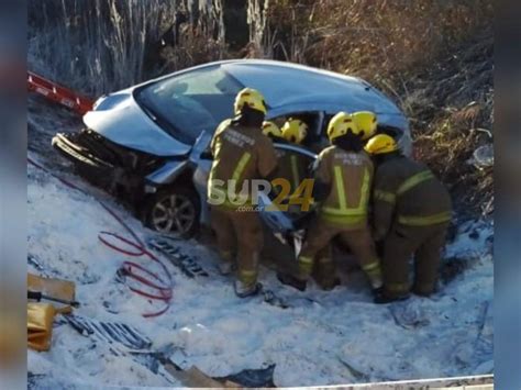 Ruta 33 Impactante Despiste En La Curva De La Muerte Diario Sur24