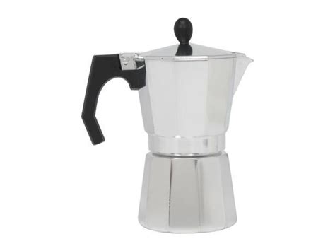 Bonjour Caf Milano Polished Aluminum Cup Stove Top Espresso